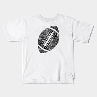 American Football black and white Kids T-Shirt